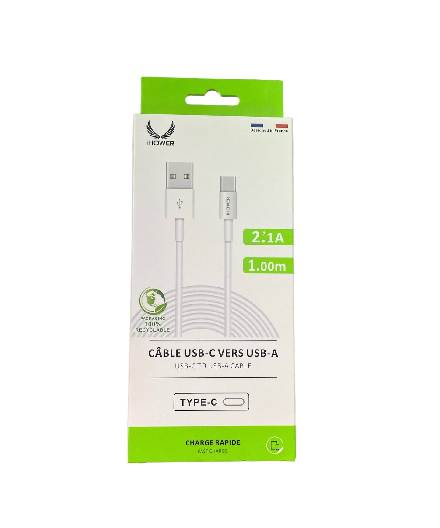 Câble USB-C vers USB-A - KM FACTORY