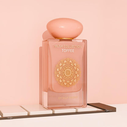 Gulf Orchid Musk Tahara Toffee - Eau de parfum 60 ml | Parfum musqué gourmand unisexe | Parfum doux longue durée avec chocolat caramel lait et vanille | Pour homme et femme