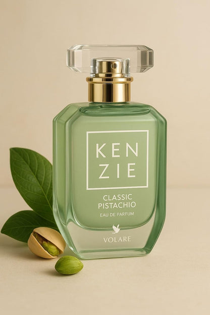 Kenzi e Classic Pistachio – Eau de Parfum Femme & Homme – Parfum Mixte Gourmand & Élégant – Notes de Pistache, Vanille & Musc – Flacon 100 ml