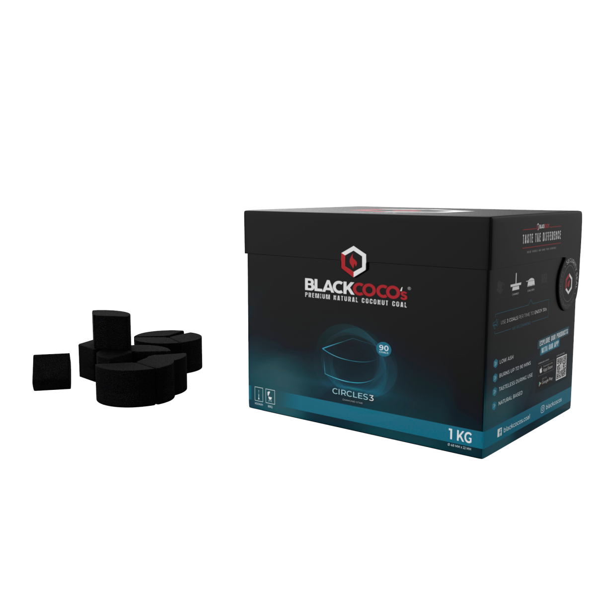 CHARBONS BLACKCOCO'S CIRCLE 3  1KG