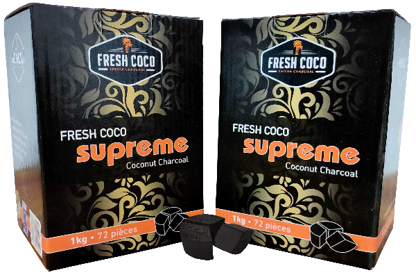 Charbons FRESH COCO SUPRÊME 1kg - KM FACTORY