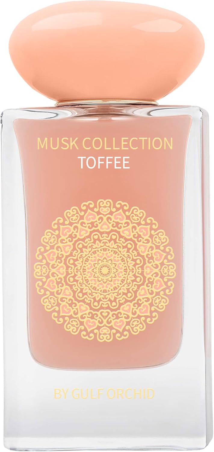 Gulf Orchid Musk Tahara Toffee - Eau de parfum 60 ml | Parfum musqué gourmand unisexe | Parfum doux longue durée avec chocolat caramel lait et vanille | Pour homme et femme