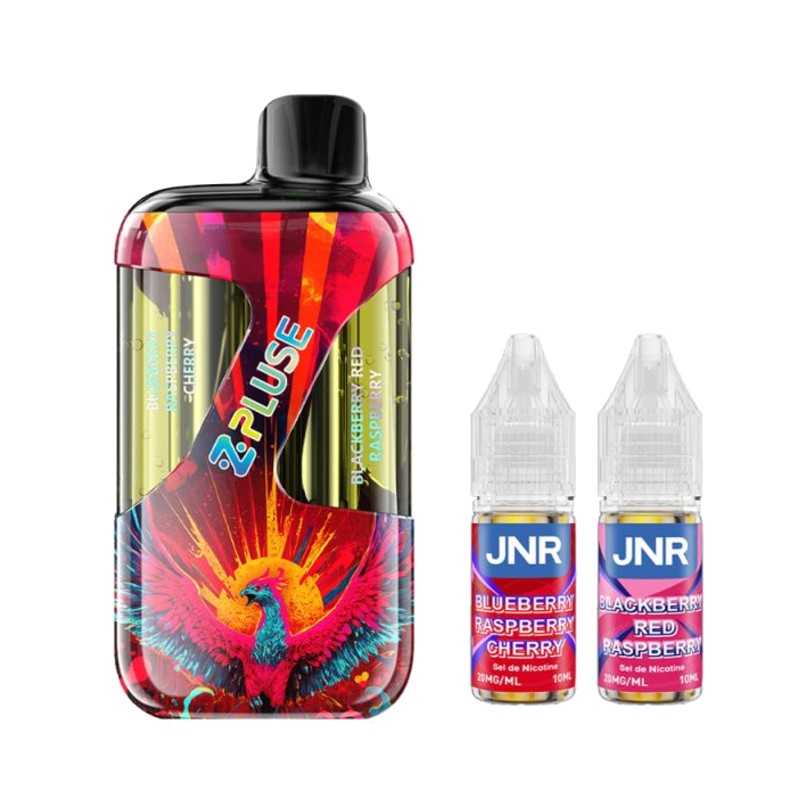 Puff JNR Z-Plus 42K double goût 2% nicotine rechargeable