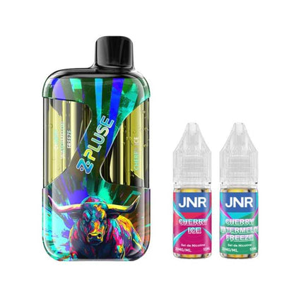 Puff JNR Z-Plus 42K double goût 2% nicotine rechargeable