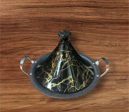 Tajine effet marbre compatible tout feux (2 tailles)