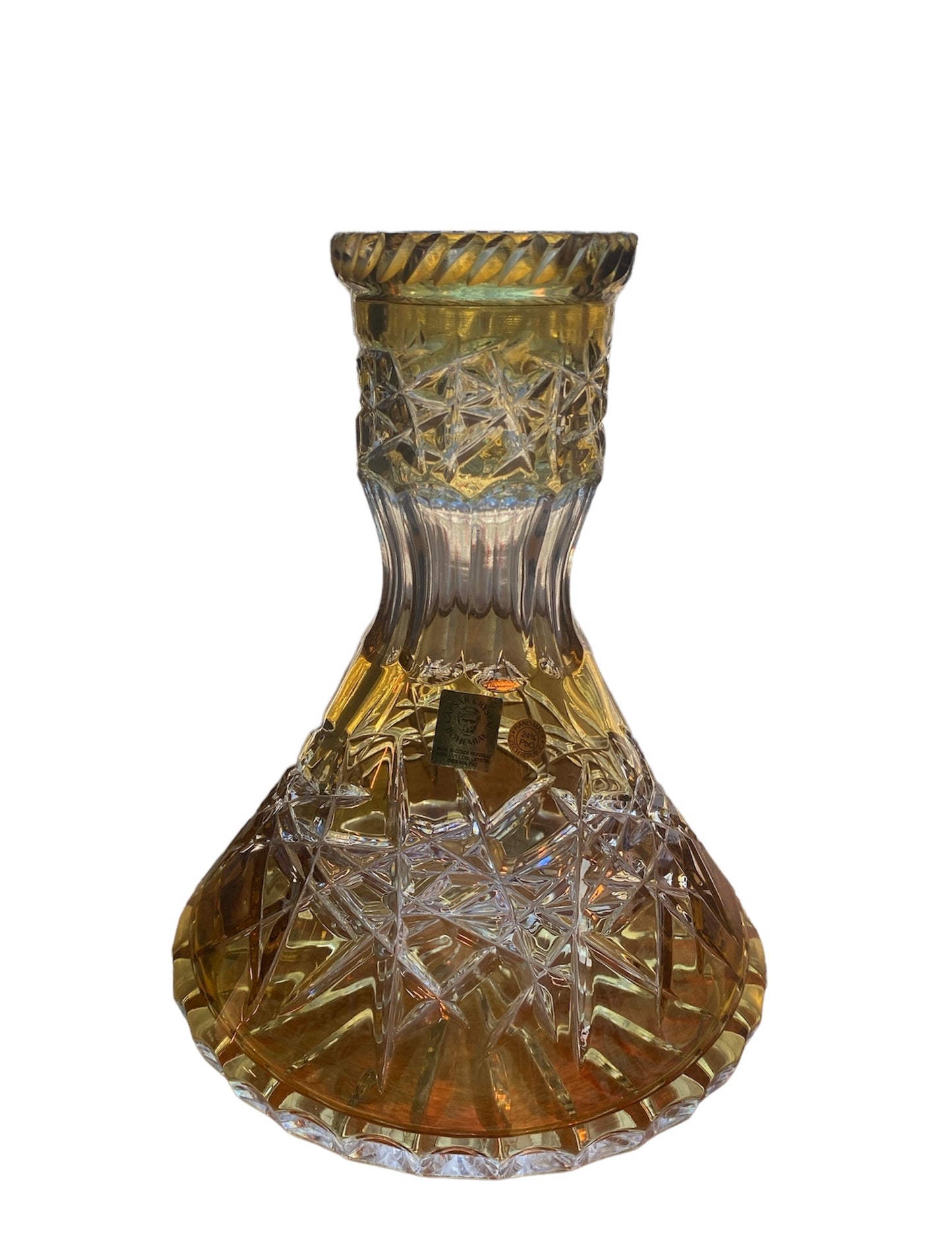 Vase Caesar Crystal Deep Cut 1 Mini - Cristal de Bohême 20cm