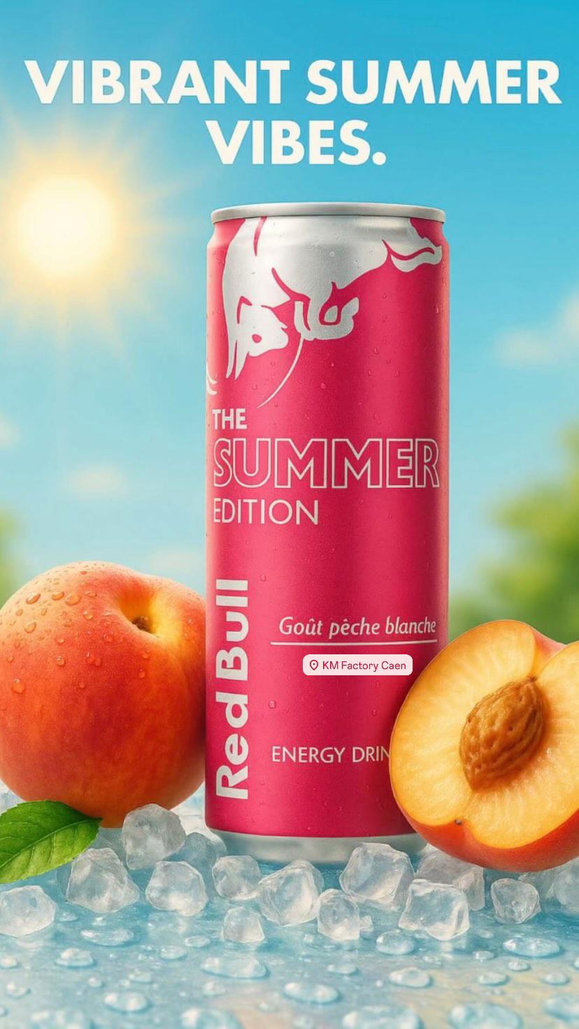 Red Bull Pêche blanche SUMMER EDITION