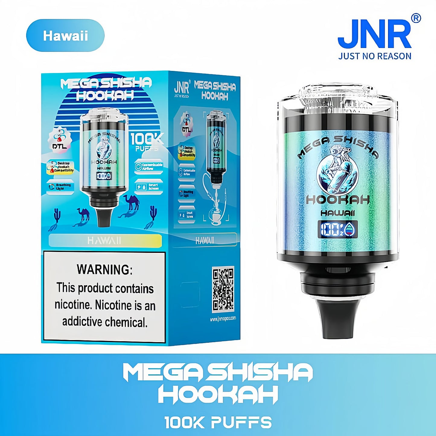 JNR MEGA SHISHA HOOKAH 100K