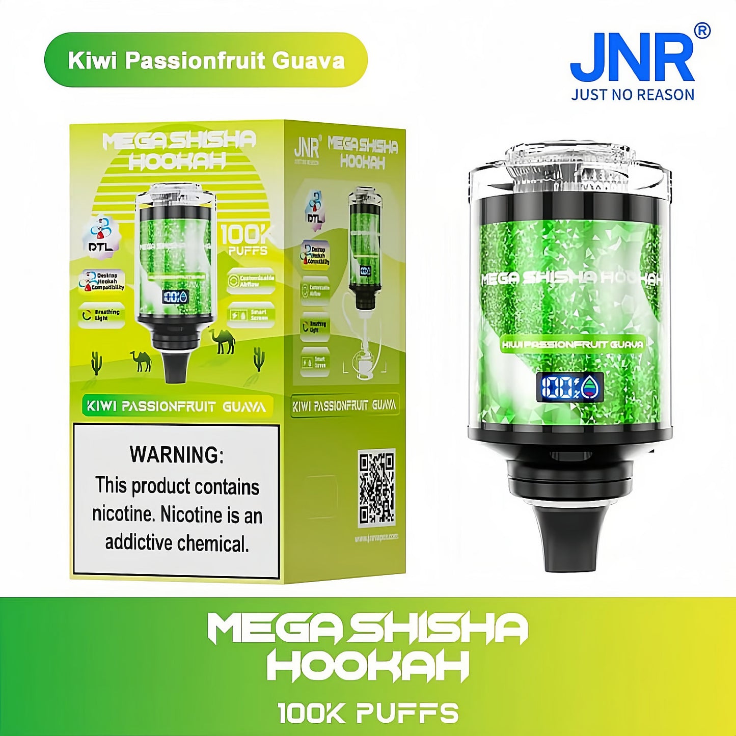 JNR MEGA SHISHA HOOKAH 100K
