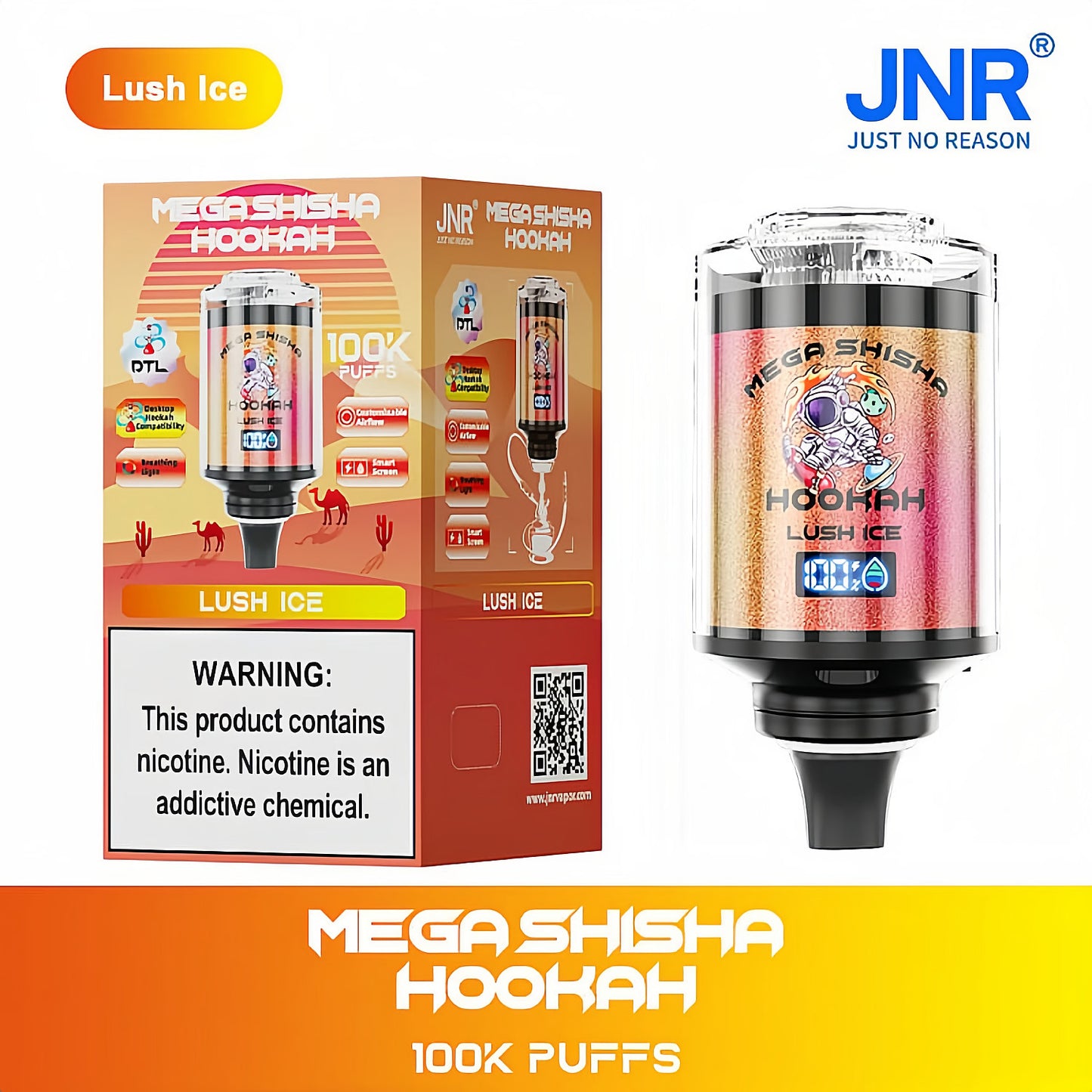 JNR MEGA SHISHA HOOKAH 100K